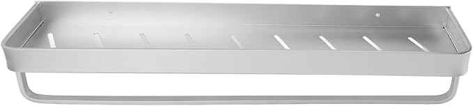 Yunseity Bathroom Storage Shelf, 60cm Wall Floating Aluminum Bathroom Shelf for Kitchens (Without Hook)