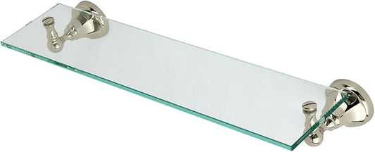 Kingston Brass BA4819PN Metropolitan Glass Shelf, Polished Nickel
