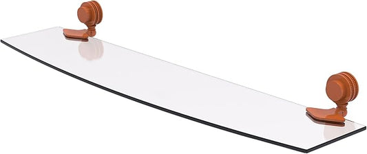 Allied Brass 433D/24-ASP Venus Collection 24 Inch Glass Shelf with Dotted Accents, Autumn Sparkle