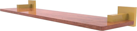 Allied Brass MT-1-22-IRW-SGL Montero Collection 22 Inch Solid IPE Ironwood Shelf, Spanish Gold