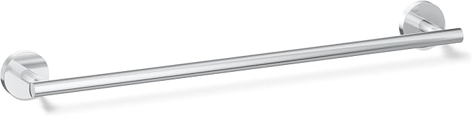 KOHLER K-27286-CP Elate® 18" Towel Bar, Minimalist Design, Premium Durable Metal, Corrosion Resistant, Polished Chrome