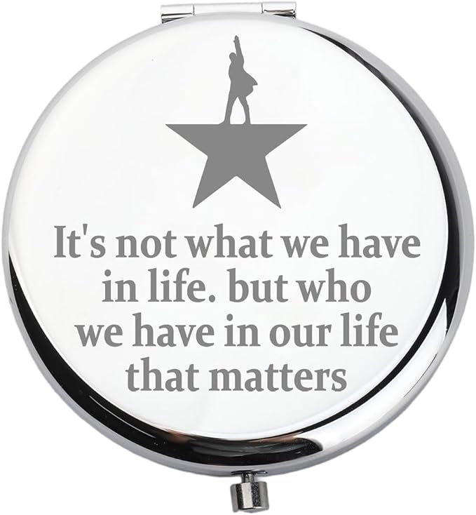 WUSUANED Musical Star Makeup Mirror Musical Lover Gift Theatre Inspired Mirror Drama Lover Gift (Drama Star Mirror S)