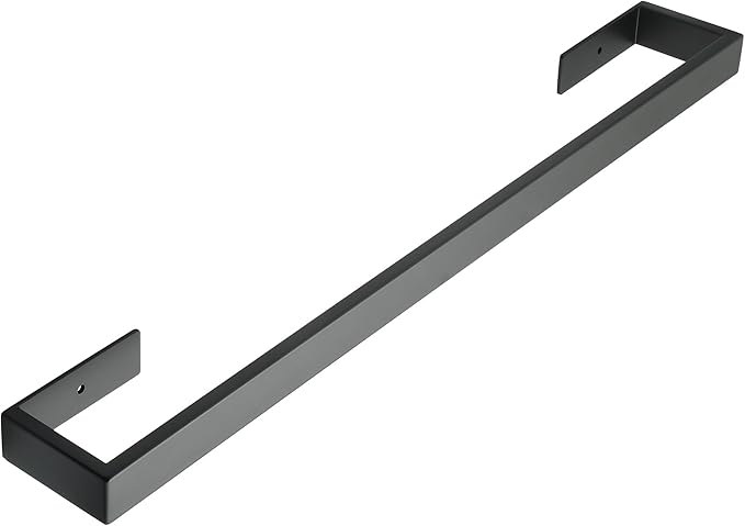 Towel Rack for Bathroom Wall Mount, 23.64" SUS304 Stainless Steel Rustproof Towel Bar, Matte Black Towel Holder for Bathroom Laundry Room Hotel Modern Home Decor