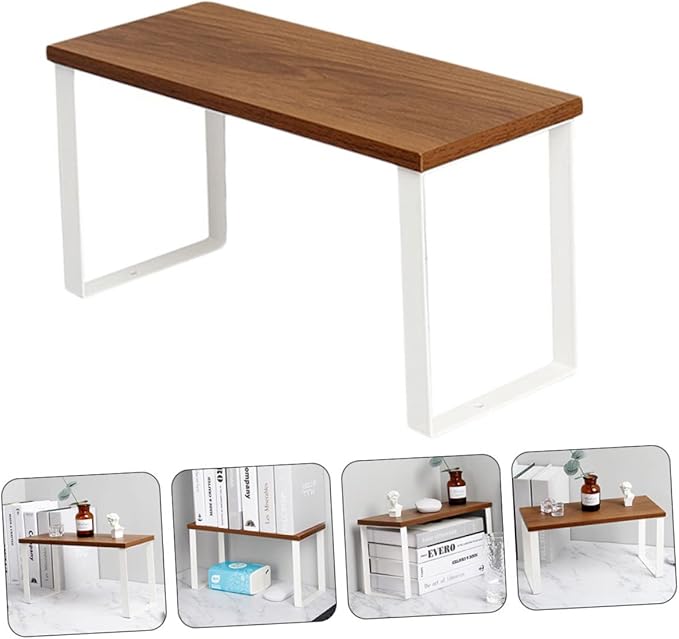 Glass Shelf for Bathroom ，Glass Aluminum，Small Kitchen Storage Rack Iron Bakers Accessory Tabletop