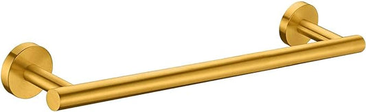 Modket 18 Inches Brushed Gold Towel Bar Bathroom Hardware 304 Stainless Steel Wall Mounted Kitchen Towel Holder Cloths Hanger
