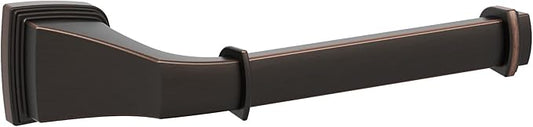 Amerock BH36031ORB | Oil Rubbed Bronze Single Post Toilet Paper Holder | 7-7/8 in. (200 mm) Length Toilet Tissue Holder | Revitalize | Bath Tissue Holder | Bathroom Hardware | Bath Accessories