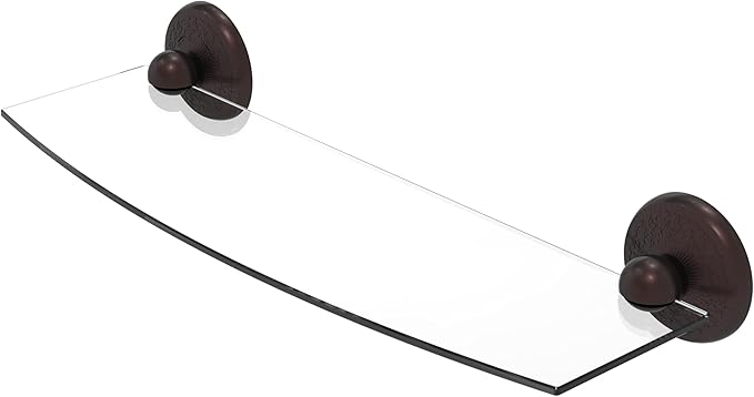 Allied Brass MC-33/18-ABZ Monte Carlo Collection 18 Inch Glass Shelf, Antique Bronze