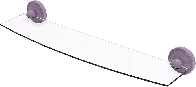 Allied Brass PR-33/24-LVN Prestige Regal Collection 24 Inch Glass Shelf, Lavender