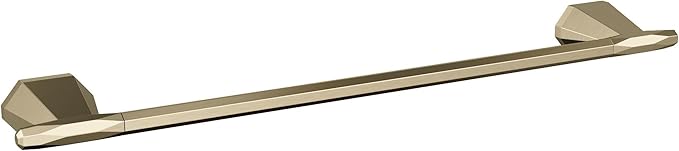 Amerock BH36043BBZ | Golden Champagne Towel Bar | 18 in (457 mm) Towel Rack | St. Vincent | Bathroom Towel Holder | Bathroom Hardware | Bath Accessories