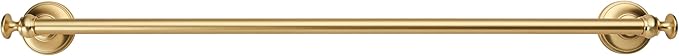 khtumeware 1 Pack Brushed Gold Towel Bar 24 Inch Towel Rack for Bathroom Wall Mounted Thicken Steel Towel Rod Modern Home Decor