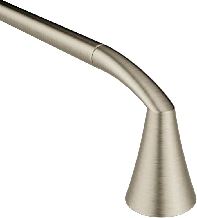 Moen YB2324BN Glyde 24-Inch Bathroom -Towel Bar, Brushed Nickel