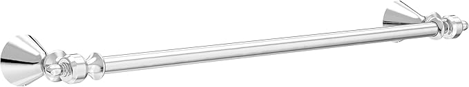 Delta Vessona (1-Pack) 18'' Towel Rack for Bathroom Polished Chrome Towel Bar for Bathroom Wall Towel Holder Rod Wall Mounted VES18-PC