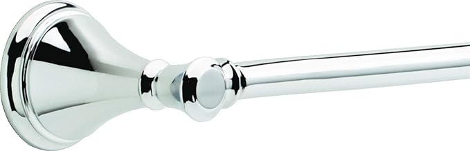 DELTA FAUCET 79724 Cassidy 24-in Wall Mount Towel Bar Bath Hardware Accessory in Polished Chrome