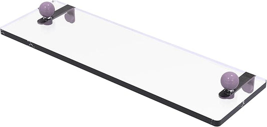 Allied Brass Prestige Regal Collection Glass Vanity Shelf with Beveled Edges