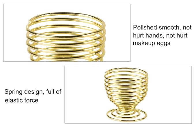 AKOAK 1 Pack Gold/Rose Gold Round Puff Storage Rack, Makeup Egg Drying Rack, Makeup Gourd Puff Sponge Display Rack Beauty Tools (Gold)
