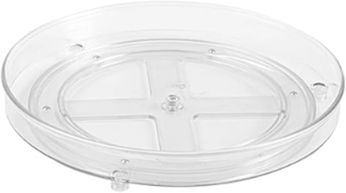 Removable Countertop Bathroom Shelf Plastic Rotatable Bathroom Shelf Transparent Removable Bathroom Shelf Multifunctional Large Capacity