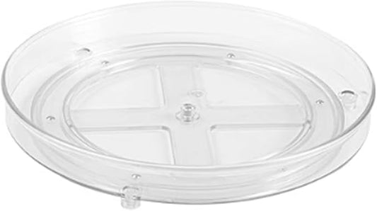 Removable Countertop Bathroom Shelf Plastic Rotatable Bathroom Shelf Transparent Removable Bathroom Shelf Multifunctional Large Capacity