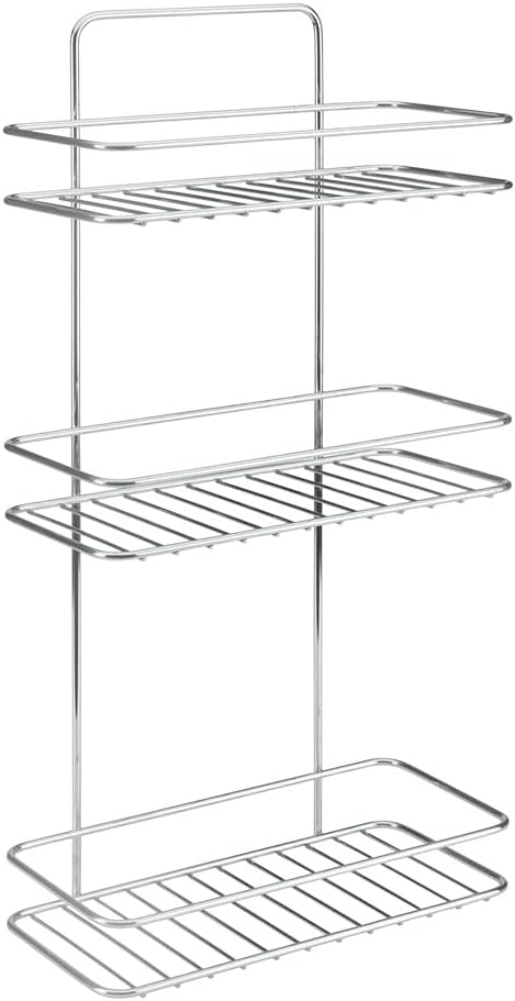 Metaltex REFLEX LUXY 3 Tier Chrome Finish Chrome Finish Bathroom Shelving Unit