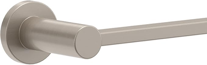 Franklin Brass Kildare (1-Pack) 18'' Towel Rack w/ 6" Extender for Bathroom Satin Nickel Towel Bar for Bathroom Wall Mounted Towel Holder Rod KLD26-SN