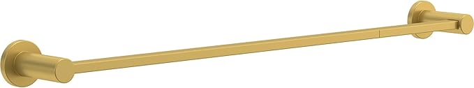 Franklin Brass Kildare (1-Pack) 18'' Towel Rack w/ 6" Extender for Bathroom Satin Gold Towel Bar for Bathroom Wall Mounted Towel Holder Rod KLD26-SG