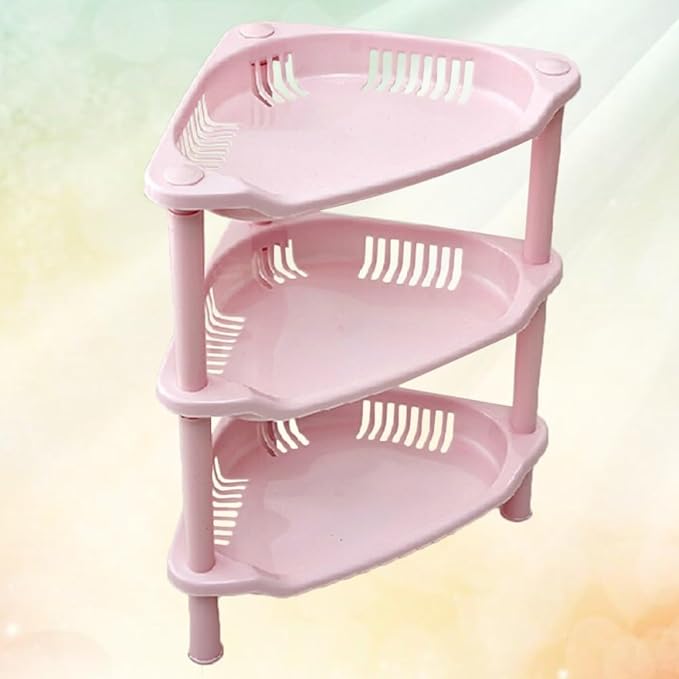 Plastic Shelf Bathroom Organizer Rack Household Kitchen Stora Kithcen