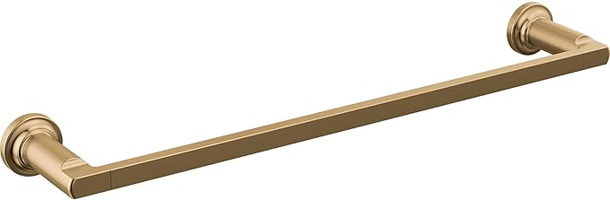 Delta Tetra (1-Pack) 18'' Towel Rack for Bathroom Champagne Bronze Towel Bar for Bathroom Wall Towel Holder Rod Wall Mounted 78918-CZ