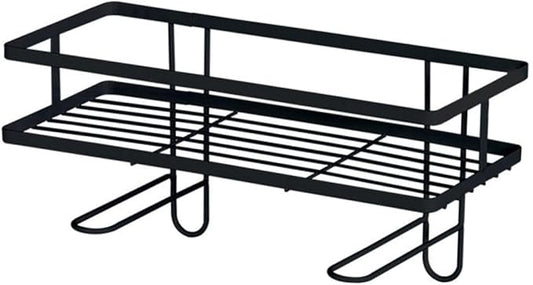 BESTOYARD 1 Set Bathroom Toilet Tank Storage Rack Elegant Over Toilet Shelf for Organizing Sundries Simple Design with Nail Fixers Bathroom Storage