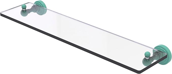 Allied Brass Waverly Place Collection Glass Vanity Shelf with Beveled Edges