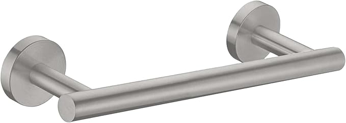 Modket 9 Inches Brushed Nickel Towel Bar Bathroom Hardware 304 Stainless Steel Wall Mounted Kitchen Towel Holder Cloths Hanger