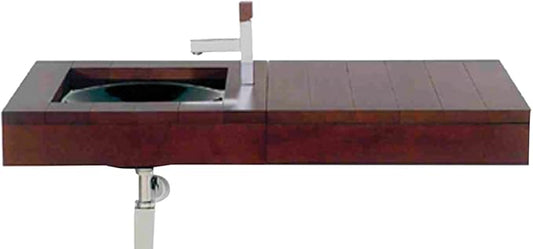Whitehaus AMMT02-EBONYWO Antonio Miro Bathroom Shelf, Ebony Wood