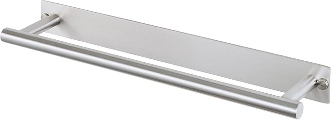 Alise Adhesive Towel Bar Brushed Nickel,Towel Racks for Bathroom Wall Mounted,Bathroom Towel Rack SUS304 Stainless Steel,Towel Holder for Bathroom Hardware Decoration,Sticky or Screw-Mounted,16 Inch
