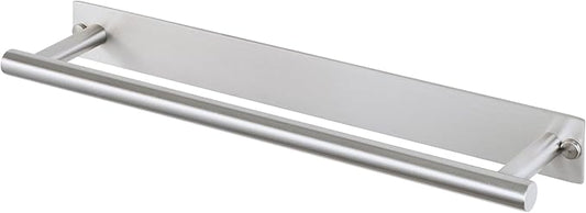 Alise Adhesive Towel Bar Brushed Nickel,Towel Racks for Bathroom Wall Mounted,Bathroom Towel Rack SUS304 Stainless Steel,Towel Holder for Bathroom Hardware Decoration,Sticky or Screw-Mounted,16 Inch