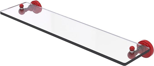 Allied Brass Waverly Place Collection Glass Vanity Shelf with Beveled Edges