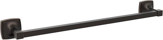 Amerock BH36093ORB | Oil Rubbed Bronze Towel Bar | 18 in (457 mm) Towel Rack | Stature | Bathroom Towel Holder | Bathroom Hardware | Bath Accessories