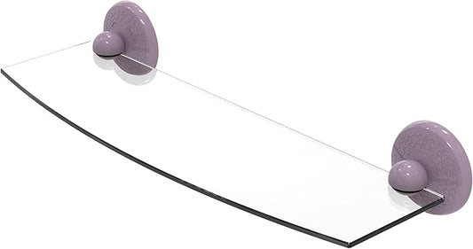 Allied Brass MC-33/18-LVN Monte Carlo Collection 18 Inch Glass Shelf, Lavender