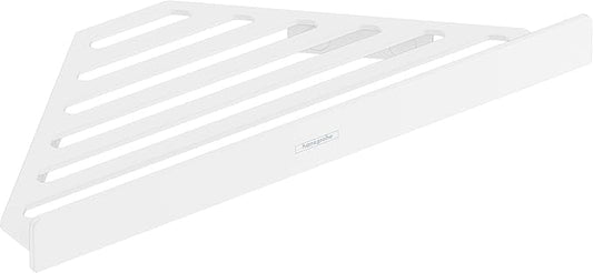 hansgrohe AddStoris Corner Basket in Matte White 1-inch Accessories in Matte White, 41741700