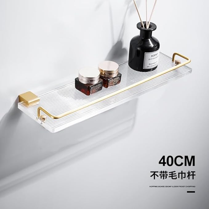 Towel Rack Toilet Golden Bath Towel Rack Bathroom Towel Pendant Set, Single Rod