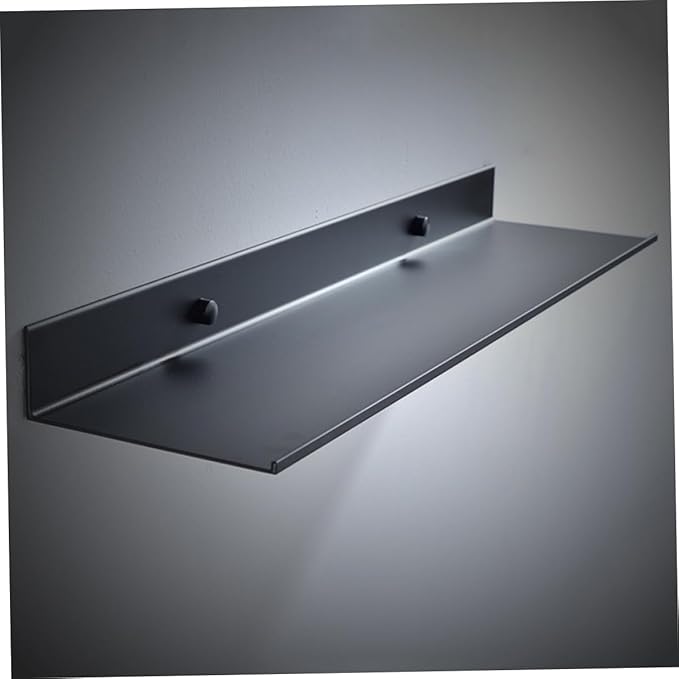 SOLUSTRE Bathroom Shelf Wall Mount Floating Shelves Rustproof Storage Rack Space-Saving Decor