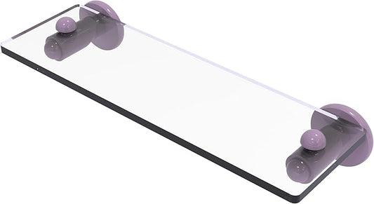 Allied Brass Soho Collection Glass Vanity Shelf with Beveled Edges