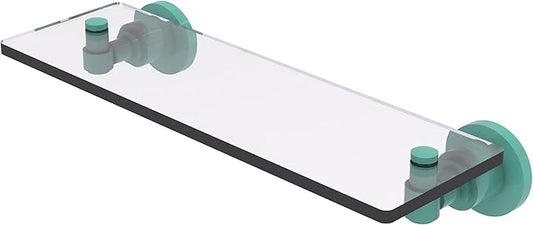 Allied Brass Washington Square Collection Glass Vanity Shelf with Beveled Edges