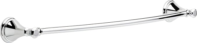DELTA FAUCET 79718 Cassidy 18-in Wall Mount Towel Bar Bath Hardware Accessory in Polished Chrome