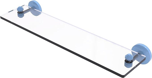 Allied Brass South Beach Collection Glass Vanity Shelf with Beveled Edges