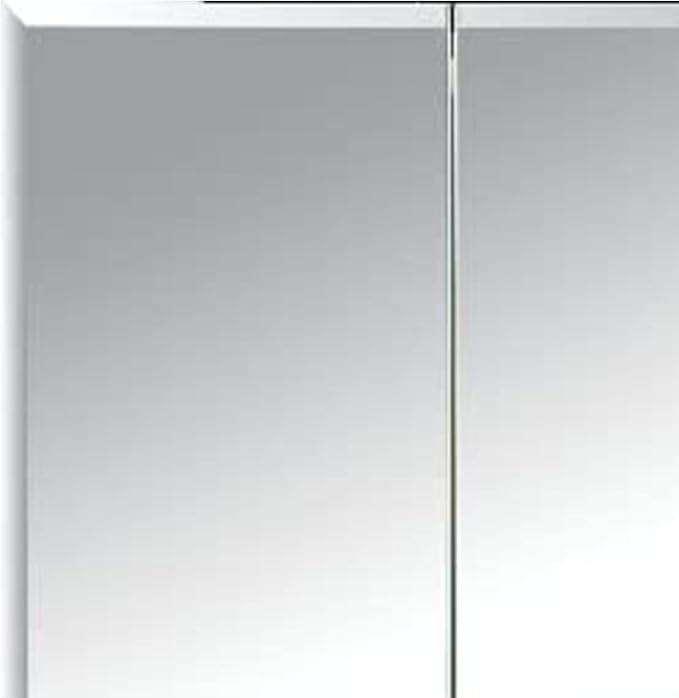 Jensen 255030X Tri-View Bevel Mirror Medicine Cabinet, 30" x 28.25" , White