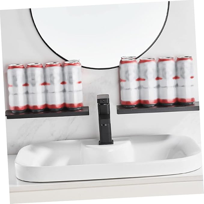Homoyoyo Bathroom Shelves Wall-Mounted Hanging Rack Storage Rack for Household Punch Design Non-Slip