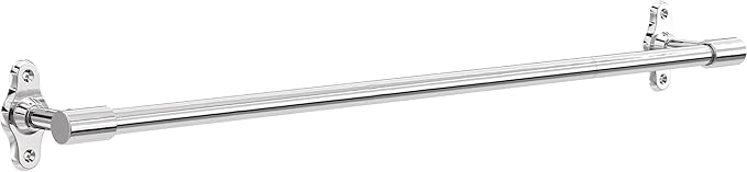 Franklin Brass Calloway (1-Pack) 18'' Towel Rack w/ 6" Extender for Bathroom Polished Chrome Towel Bar for Bathroom Wall Mounted Towel Holder Rod CLWY26-PC
