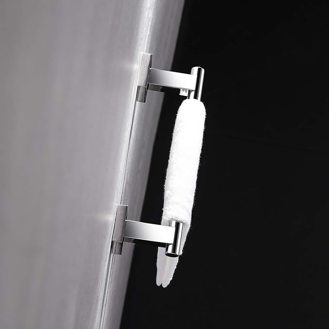 Miyili 9-Inch Hand Towel Bar SUS 304 Stainless Steel Towel Holder Rack for Bathroom or Kitchen Wall Mount Polished Finish, A02C23A