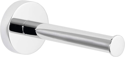 tesa EXXCELLENT Spare Toilet Roll Holder - Self-Adhesive, Stainless-Steel Spare Toilet Paper Holder - Waterproof, incl. Power.Kit Adhesive Solution - 50 mm x 50 mm x 125 mm