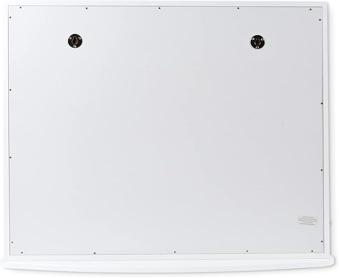 Prinz Lightup Vanity Mirror with 18 LED Lights, 25" Hollywood Makeup Mirror for Bedroom or Dressing Room, Tabletop, White
