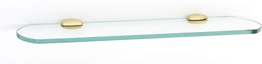 18" x 4.32" Bathroom Shelf Finish: Polished Brass