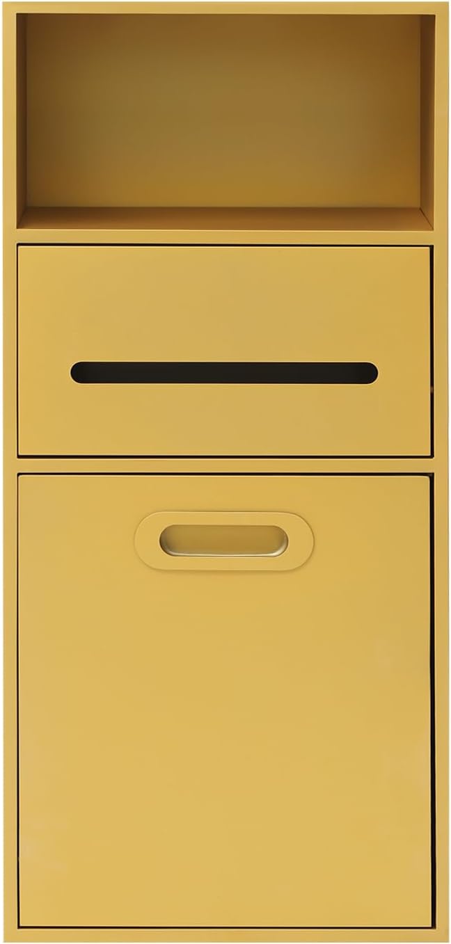 Recessed Storage Cabinet for Bathroom, Stainless Steel Wall-Mounted Design, Space-Saving, Rust-Resistant, Easy Install, (Golden, 66 * 14 * 30cm)
